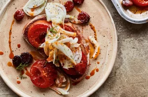 Roasted fennel and Tomatoes