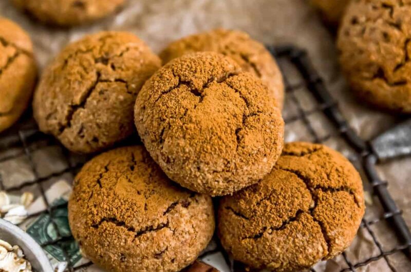 Chocolate Cinnamon Crinkle Cookies