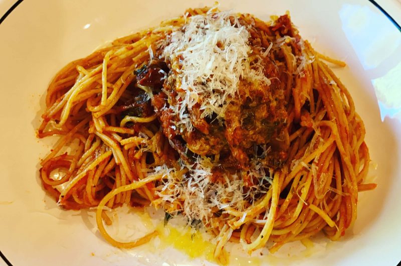 Meatballs, Marinara and Spaghetti
