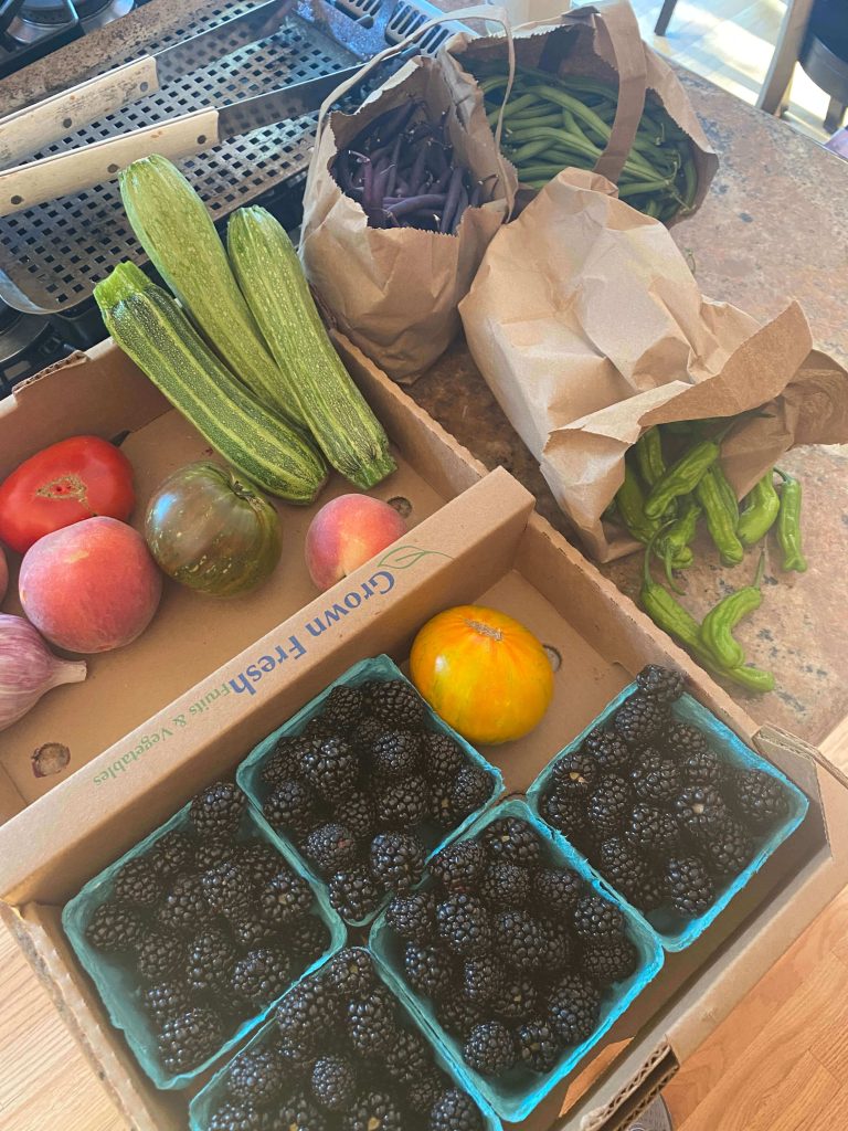 farmers market goodies