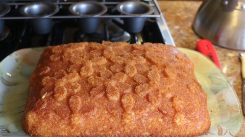 Orange Pound Daisy Cake