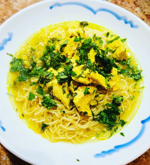 Ginger Turmeric Chicken Noodle Soup