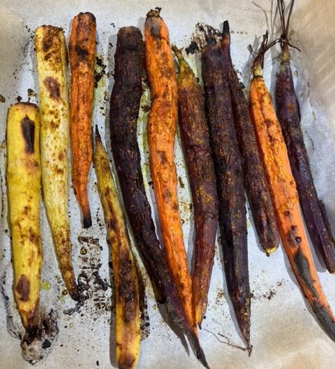 Roasted Curry Carrots