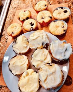 Blueberry Ginger cupcakes