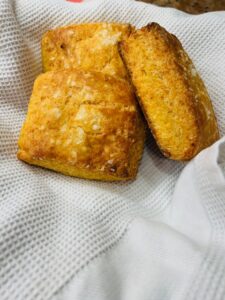 Cornbread Cheddar biscuits