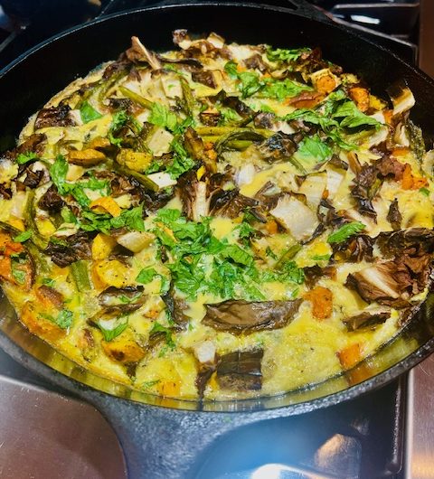 Roasted Summer Vegetable Frittata