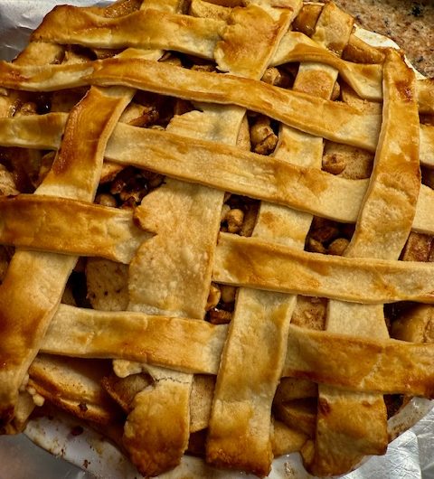 Cardamom Apple Pie with Hazelnuts