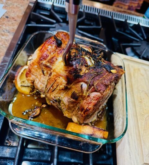 Rosemary, Citrus, Garlic Pork Roast