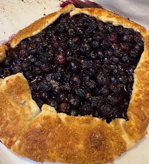 Easy Blueberry Galette