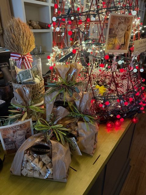 Festive holiday scene
