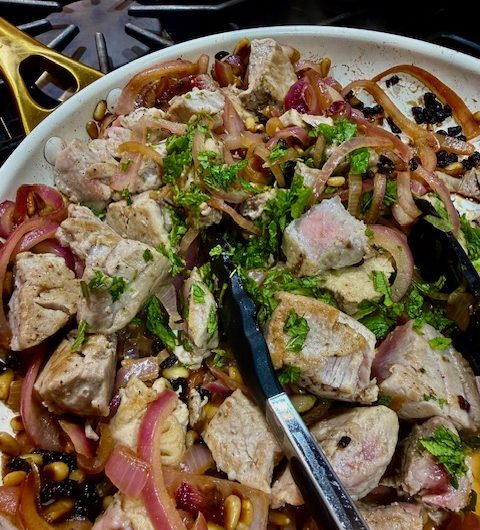 Agrodolce Tuna and Onions