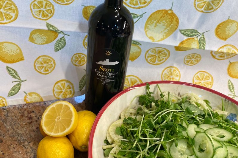Arugula Fennel Salad with Meyer Lemon Vinaigrette