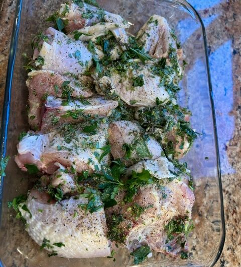Roast Chicken with Herbs and Lemon