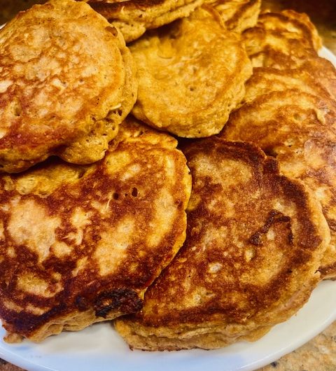 Brown Sugar Oatmeal Pancakes