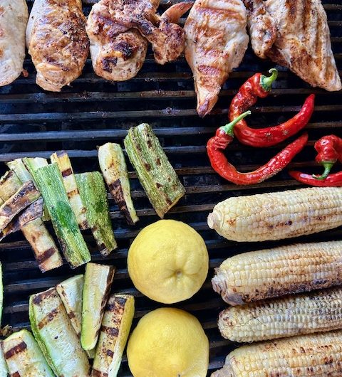 Chicken with Tomatoes and Corn