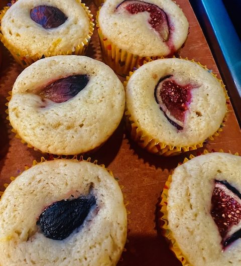 Lemon Fig Cupcakes