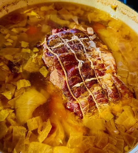 Cider Braised Pork Shoulder