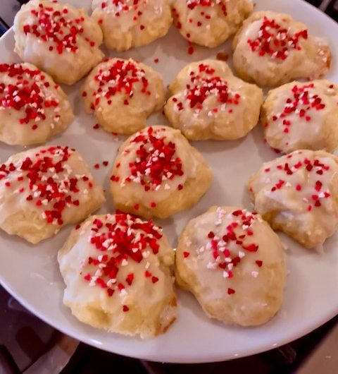 Glazed Ricotta Cookies